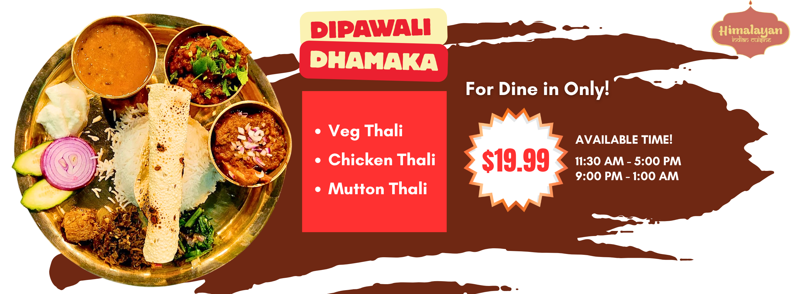 Hope in today For Dining experience of Nepali Thakali Thali Set!!